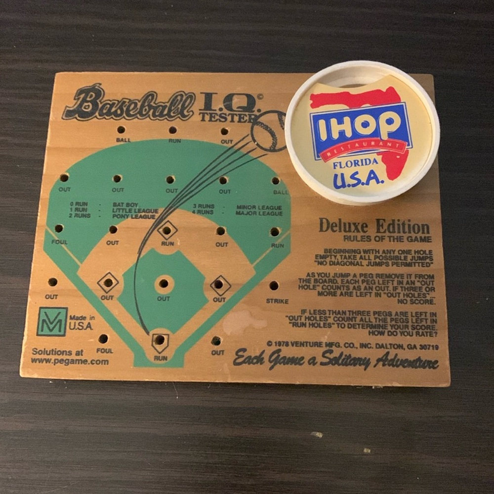 1978 Baseball IQ Tester
